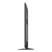 Side view profile of the Haier 43S85GUX 43 4K QLED Google TV highlighting its slim display design and stand