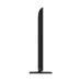 Side profile of Haier 55P7 PRO Google TV highlighting slim vertical design with textured surface and screw points.