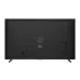 Rear view of Haier 65P7 PRO Google TV showing textured back panel with recessed areas and stand legs.