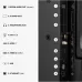 Rear panel view of Hisense 32A4S 32 inch Smart TV highlighting labeled ports including HDMI, USB, LAN, and audio out.