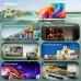 Promotional view of Hisense 43A4S 43 inch Smart TV highlighting features like Dolby Audio, Game Mode, and WiFi built-in.