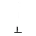 Side profile of Samsung 65S95H OLED TV showing ultra-slim design on stand with rectangular base.