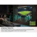 Living room view of Samsung 65S95H OLED TV displaying soccer match with AI Soccer Mode Pro feature.