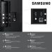Back panel of Samsung 85M70H Smart TV highlighting HDMI, USB, Ethernet, and antenna ports with labels.