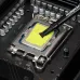 Close-up view of Thermal Grizzly Hydronaut Pro 2g thermal paste being spread across a CPU surface.