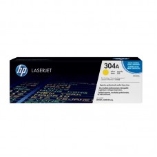 HP 304A Yellow Original LaserJet Toner Cartridge (Bundle With Full Set)