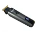 Kemei KM-2282 hair trimmer with gold T blade, LED display and sleek black body for precise grooming and styling
