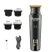 Kemei KM-2282 trimmer set with guide combs 1.5mm 3mm 4.5mm USB cable cleaning brush and digital display design
