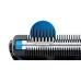 Close-up of Philips BG1024/16 Trimmer dual-sided blade with protective combs highlighted for safe and precise grooming.