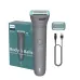 Philips BG3485/15 Body Groomer Series 3000 shown with retail box packaging, click-on comb guard, and USB charging cable.