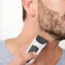 Close-up of Philips MG3721/65 Trimmer shaping beard along jawline for precise grooming.