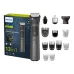 Kit view of Philips MG7920/15 Trimmer 7000 Series with 13-in-1 attachments, sleek body, and packaging for face, hair, body.