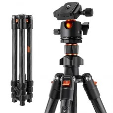 K&F Concept KF09.123 K254C2 BH-36L Portable Carbon Fiber Camera Tripod