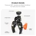 K&F Concept KF31.097 MS-26 Multi-Functional Super Clamp with 1/4″ Ballhead & Action Camrea Adapter