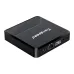TRANSPEED X88 Mini TV Box with HDMI, Ethernet, AV, and IR ports for smart streaming