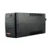 Front left-side angle view of Power Pac 850VA offline UPS with compact desktop design.