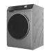 Right three-quarter view of Hitachi 10.5KG Front Load Washing Machine (BD-D1054HVOS) with door closed.