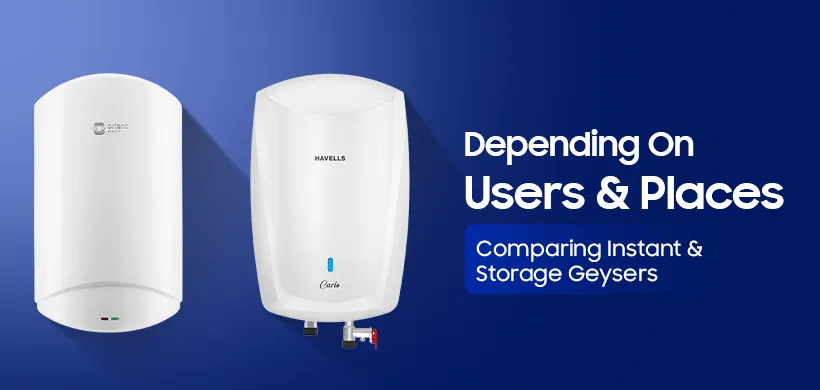 Which Water Heater is Suitable For Which Type of Usage