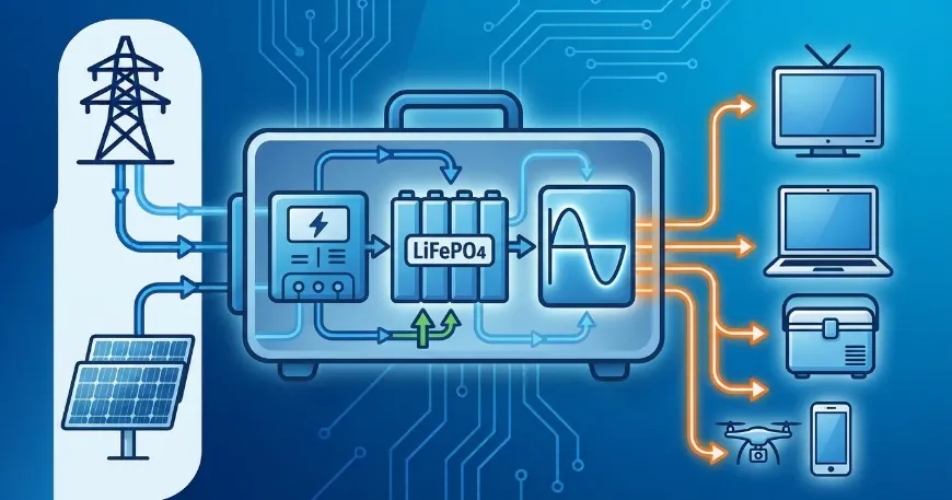 How LiFePO4 Portable Power Stations Work