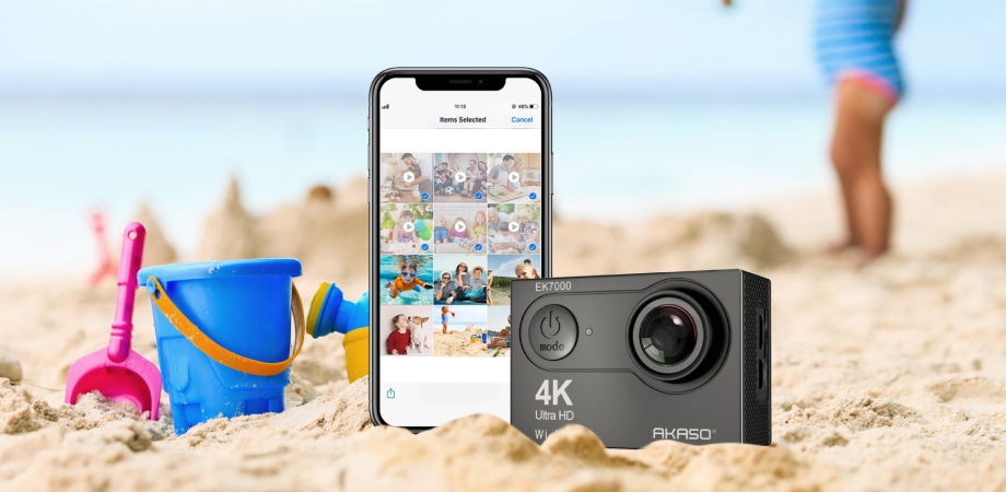 Akaso EK7000 12MP 4K WiFi Action Camera