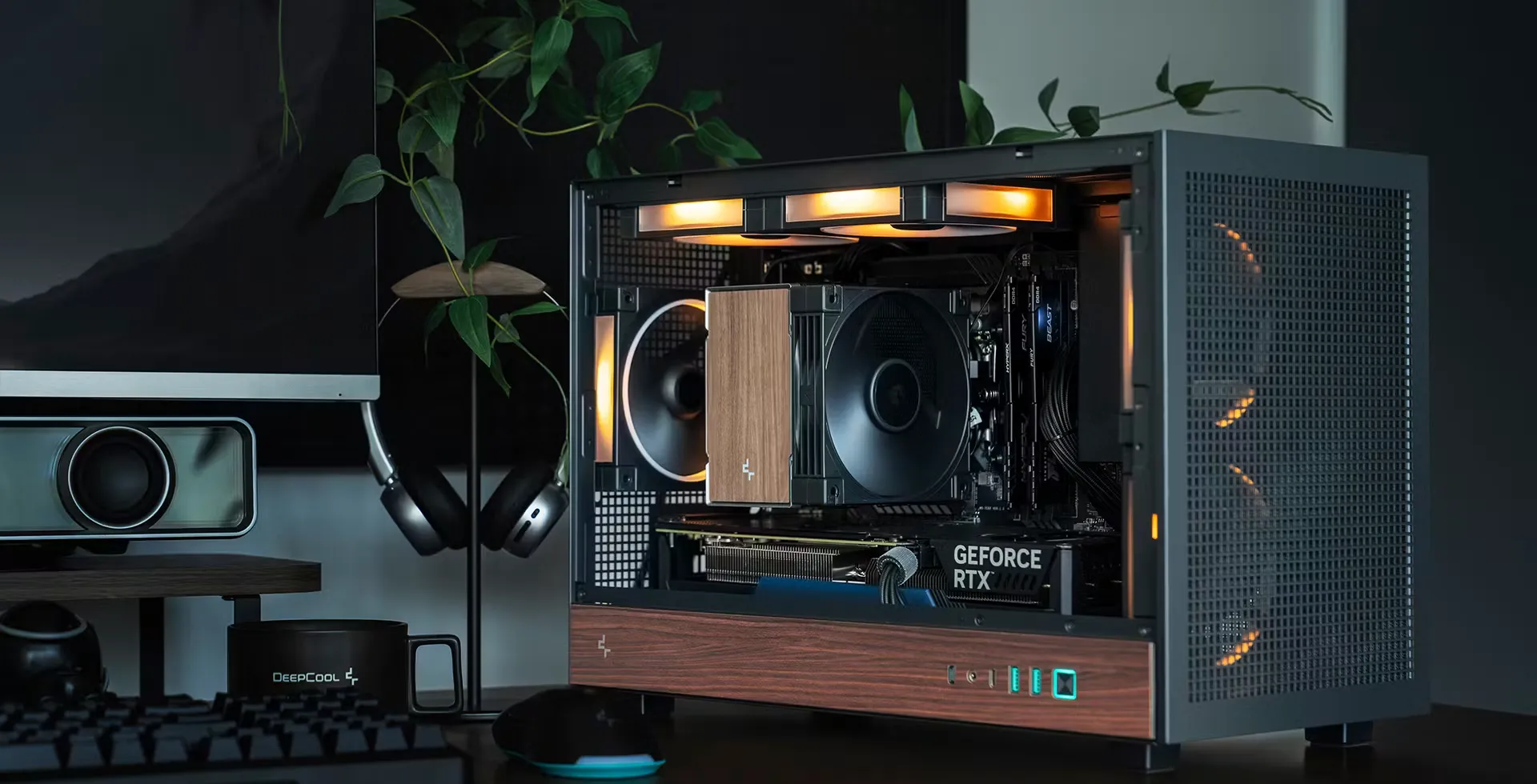 DeepCool CH260 WOOD Gaming Casing