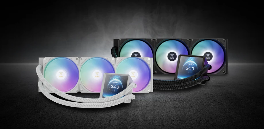 Gamdias AURA GL360 LCD ARGB All-in-One Liquid CPU Cooler