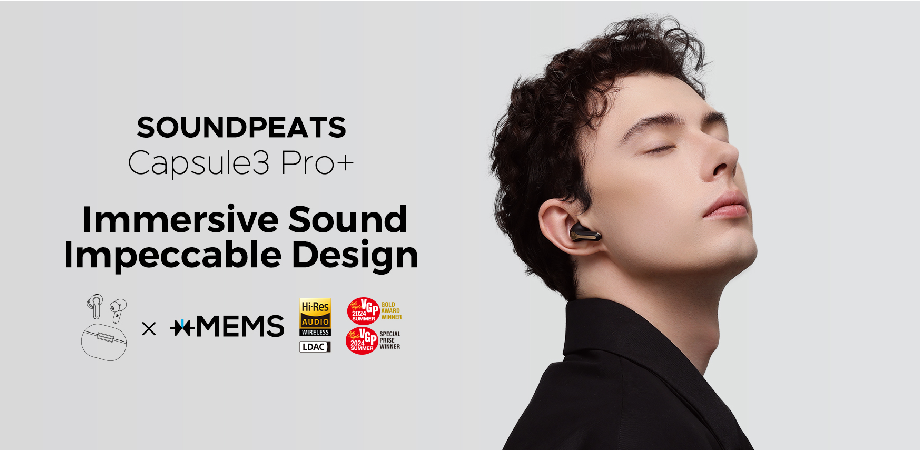 SoundPEATS Capsule3 Pro+ AI Adaptive ANC Wireless Earbuds