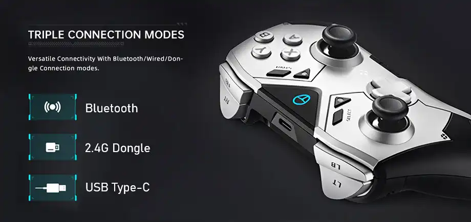 Thunderobot G60 Tri Mode Bluetooth Wireless Gaming Controller