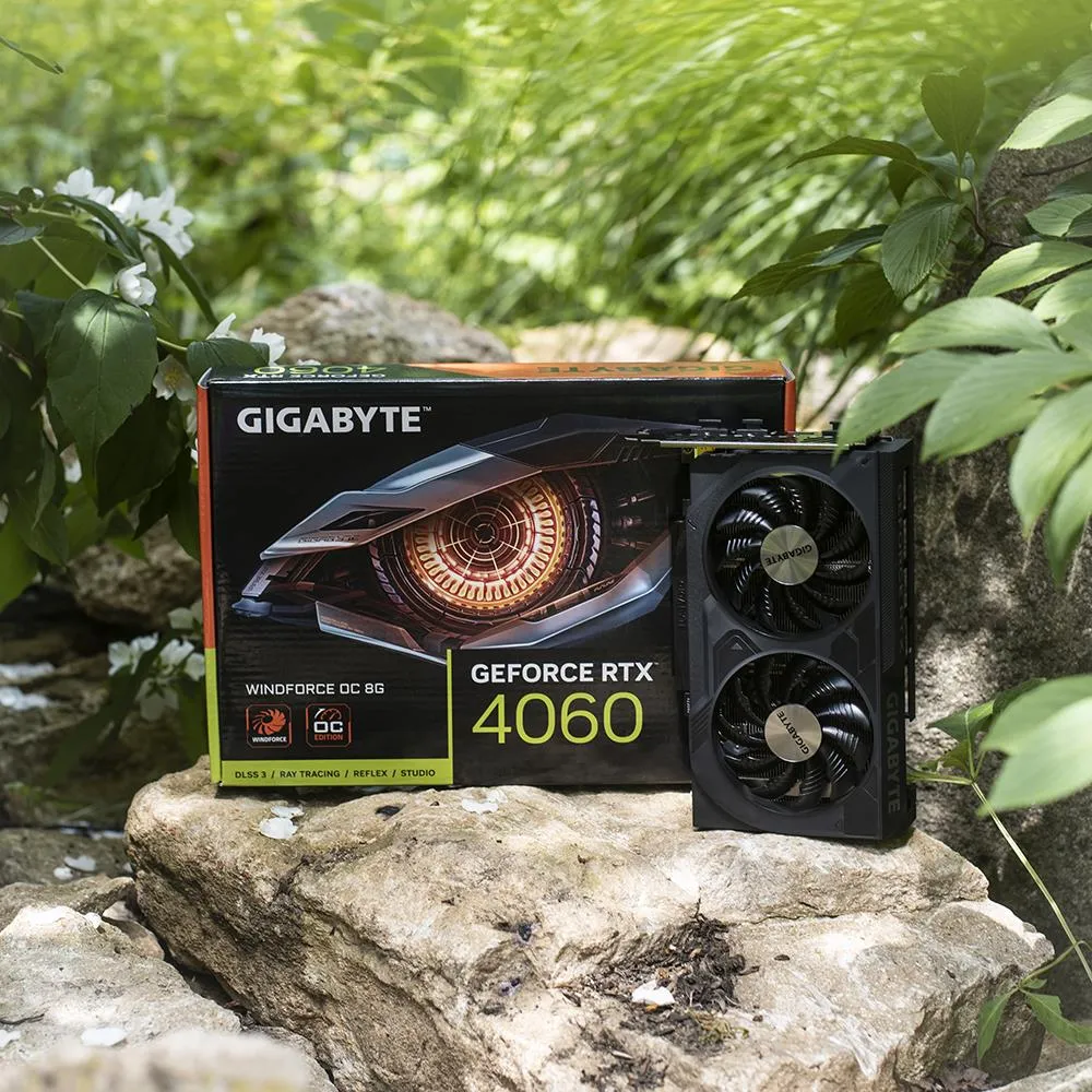 GIGABYTE GeForce RTX 4060 WINDFORCE OC 8G GDDR6 Graphics Card