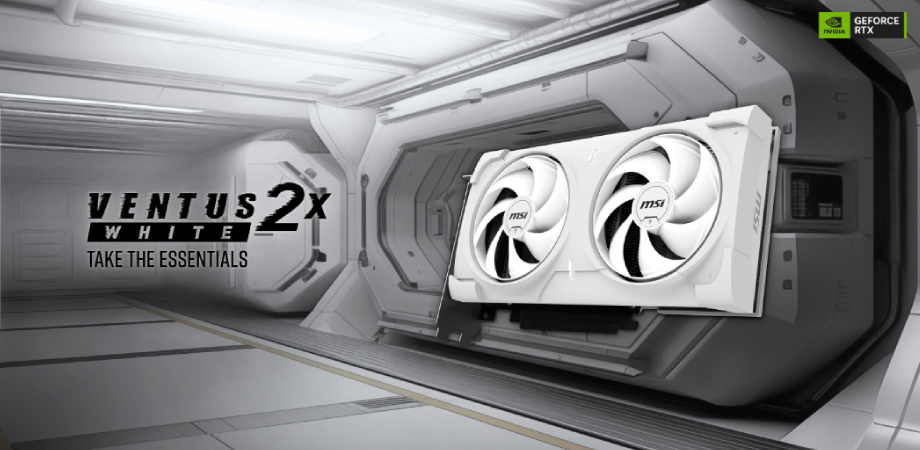 MSI GeForce RTX 5060 Ti 8G VENTUS 2X OC WHITE PLUS Graphics Card