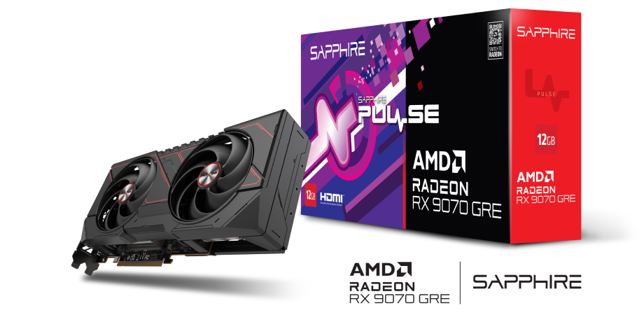 Sapphire PULSE AMD Radeon RX 9070 GRE OC 12GB Graphics Card