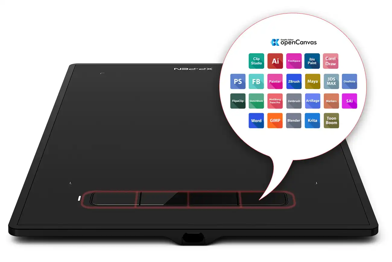 XP-Pen Star G960S Plus Drawing Graphics Tablet