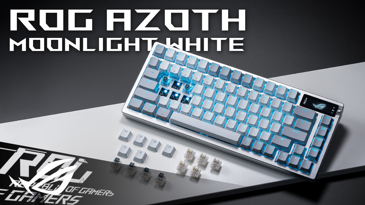 Asus ROG Azoth M701 Snow White Switch RGB Mechanical Keyboard