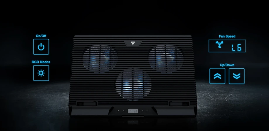 Gamdias AETHER M1 RGB Laptop Cooler
