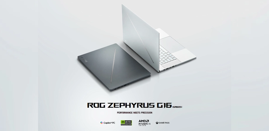 ASUS ROG Zephyrus G16 GA605WI Ryzen AI 9 HX 370 RTX 4070 8GB Graphics 16