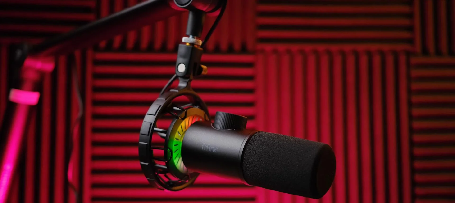 FIFINE K658 RGB Gaming Microphone