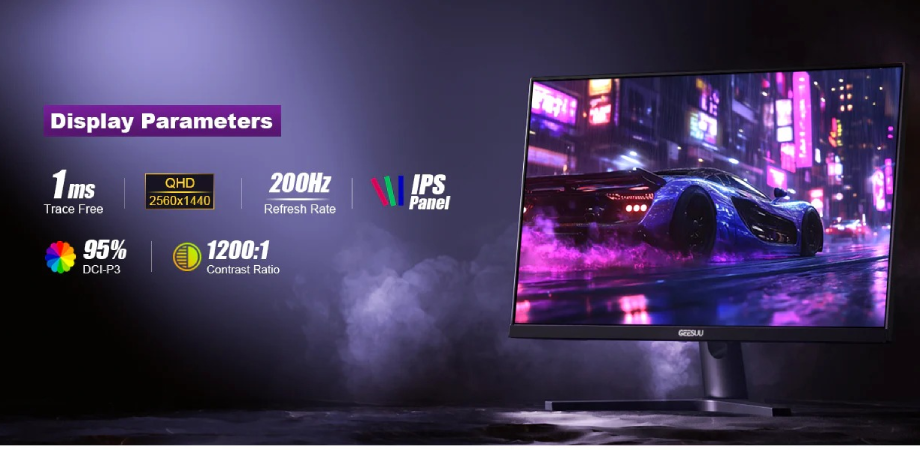 GEESUU BlazeWheel M270G1F Monitor