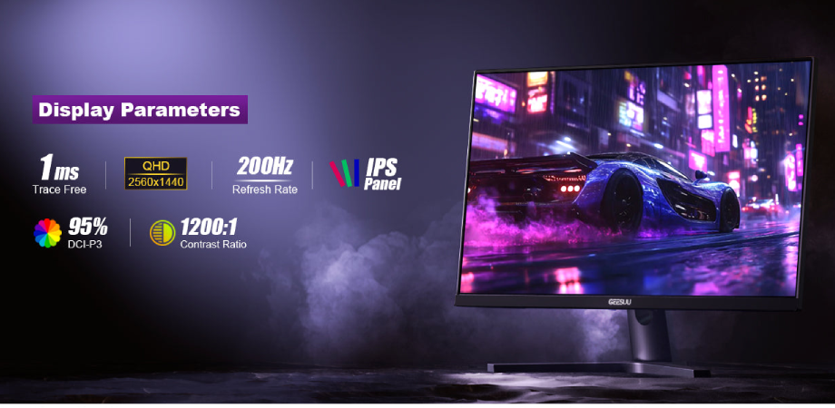 GEESUU BlazeWheel MG270L2Q Monitor