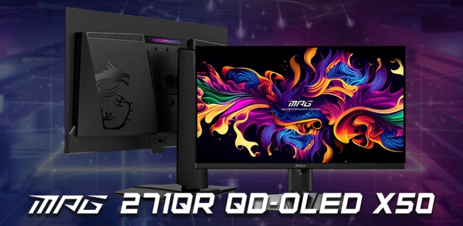 MMSI MPG 271QR QD-OLED X50 Gaming Monitor