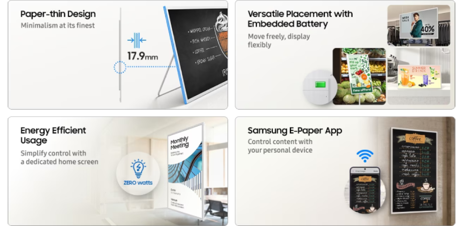 Samsung EMDX-A LH32EMDIAGB 32 inch Color E-paper Monitor