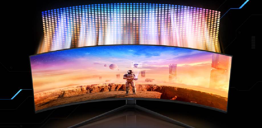 Samsung ODYSSEY G9 LS49CG930SWX 49 inch 240Hz QLED Gaming Monitor