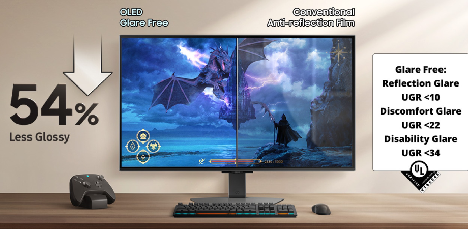 Samsung Odyssey OLED G6 G60SF 500Hz Gaming Monitor