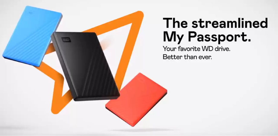 Western Digital My Passport 2TB Type-C Portable HDD