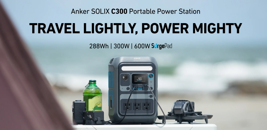 Anker SOLIX C300 Portable Power Station