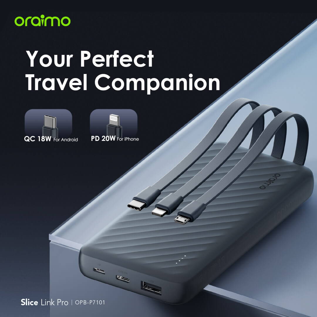 Oraimo Slice Link Pro 10000mAh Power Bank