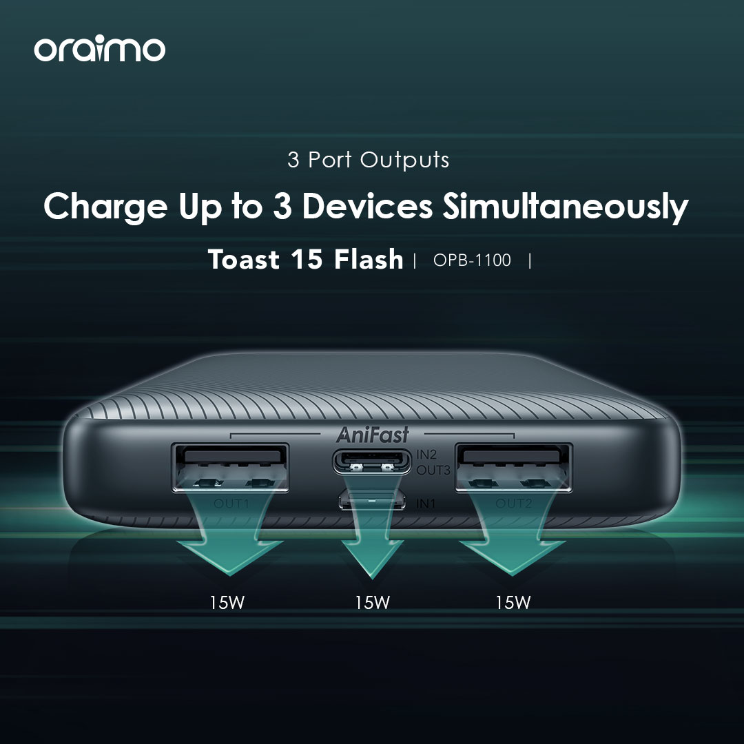 Oraimo Toast 15 10000mAh Power Bank