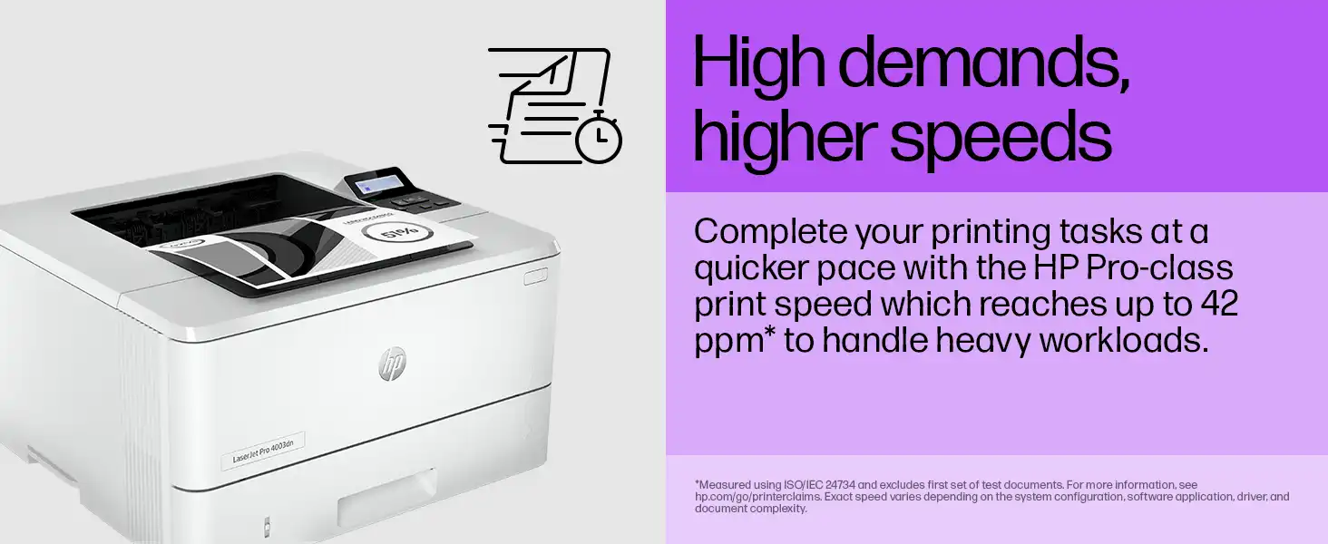 HP LaserJet Pro 4003dn Single Function Mono Laser Printer