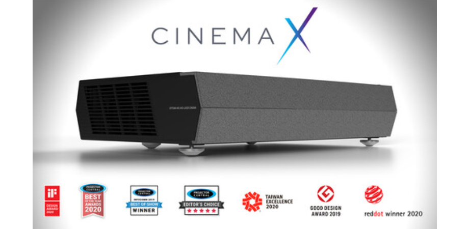 Optoma CinemaX D2 3000 Lumens 4K Ultra Short Throw DLP Laser Projector